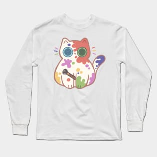 Artist Cat Long Sleeve T-Shirt